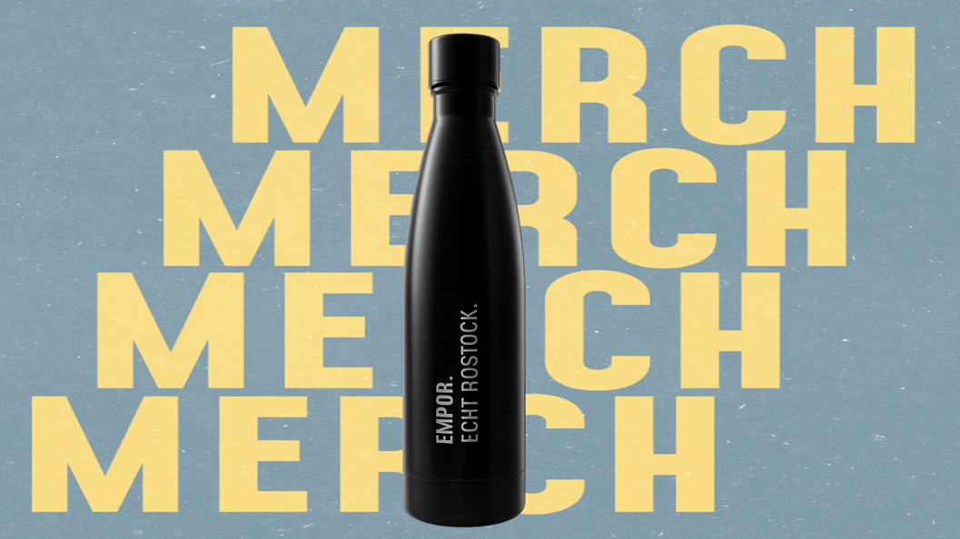 🆕Neu im Team! Edelstahl Thermo-/Isolierflasche EMPOR. ECHT ROSTOCK.